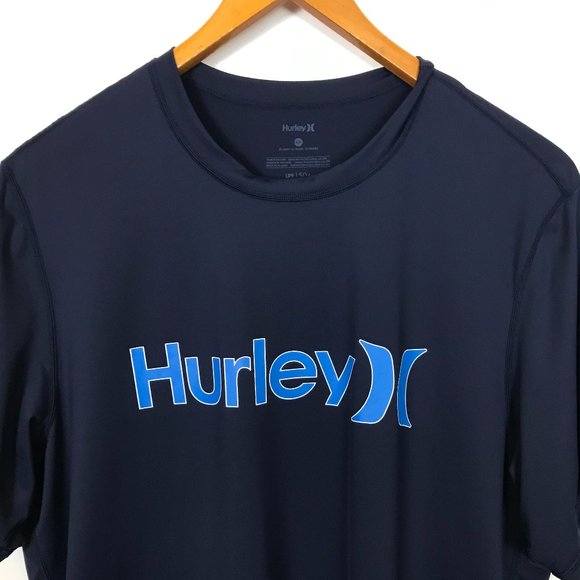 Hurley Other - Hurley UPF 50+ Solid Men 2XL Blue T-Shirt